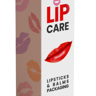 Lipstick & Balm Box With Tuck End Flip Lock