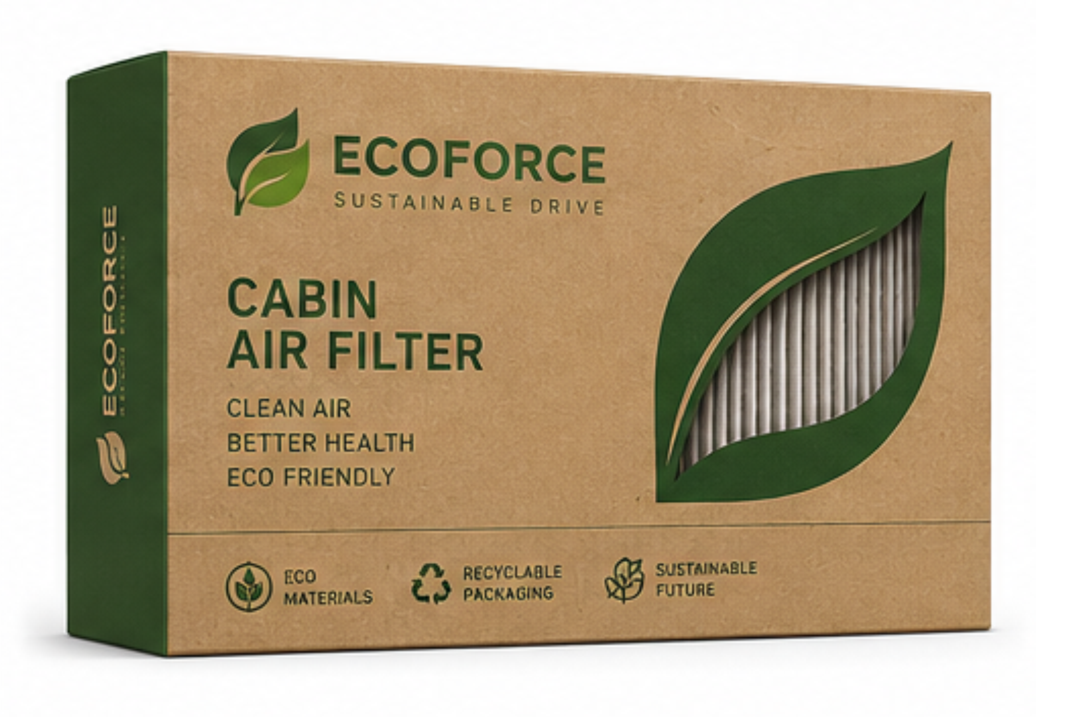 Air Filter Economical Kraft Packaging Box