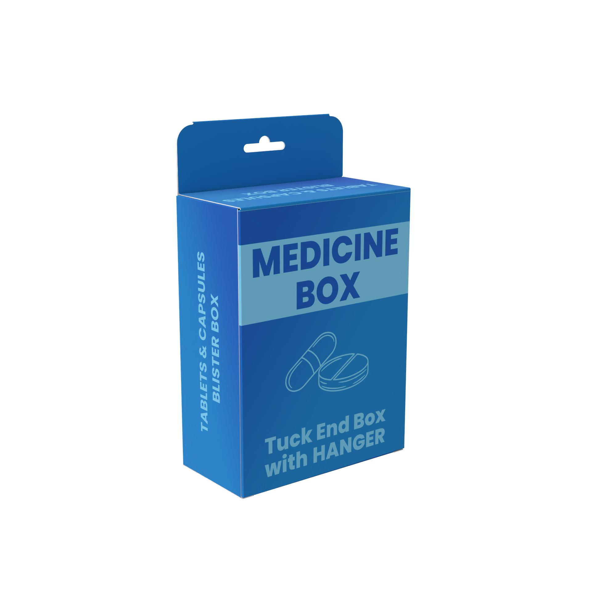 Pharmaceutical Box with Hanger